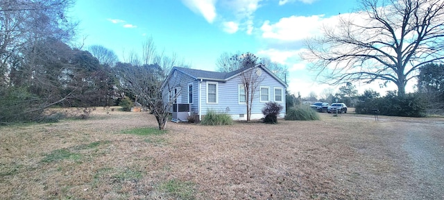 view of side of property