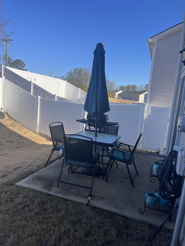 view of patio / terrace