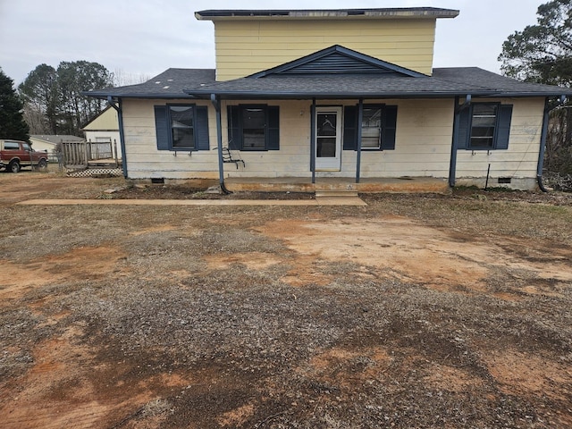 view of front of house with a porch