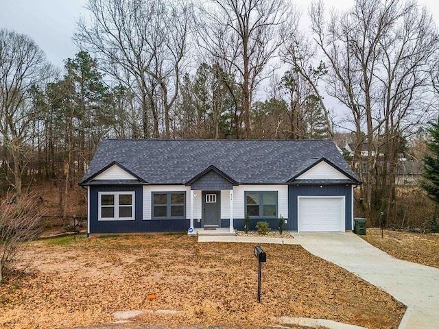 ranch-style house with a garage