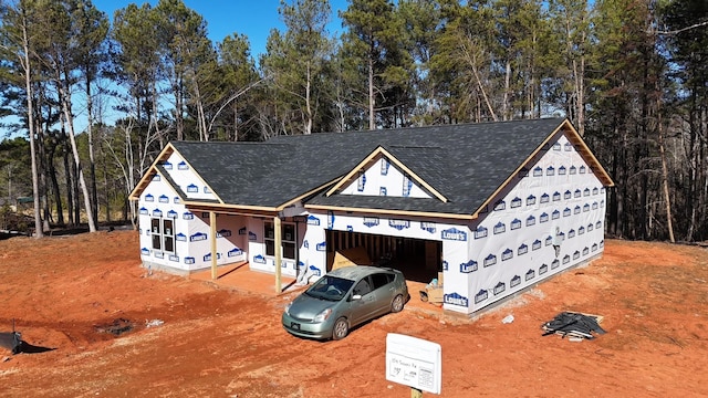 view of property in mid-construction