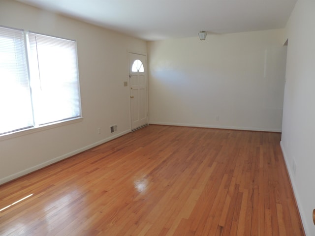 interior space featuring light wood-type flooring