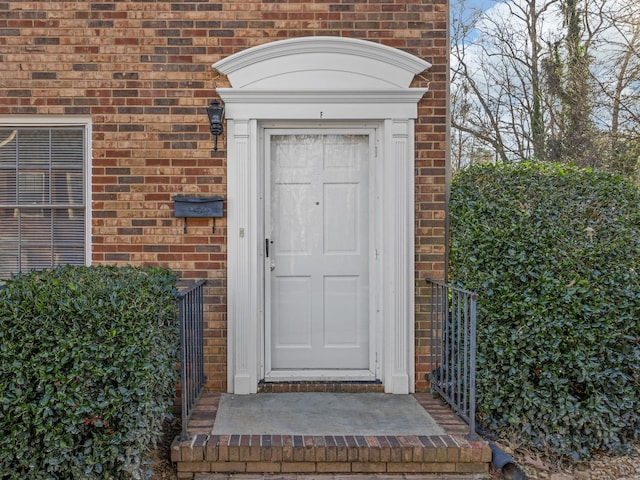 view of entrance to property