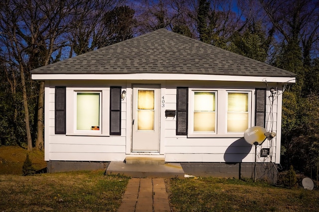 view of bungalow-style house