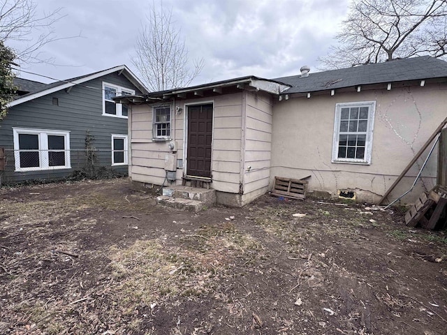 view of rear view of property