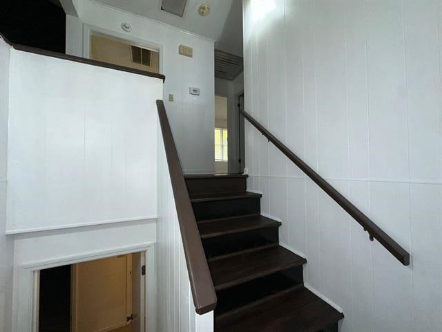 view of stairs