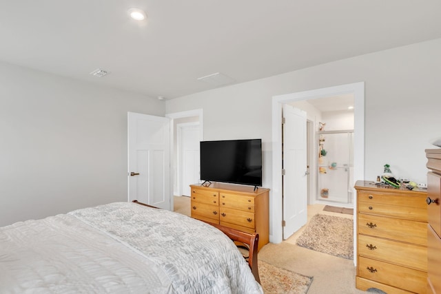 bedroom featuring carpet flooring