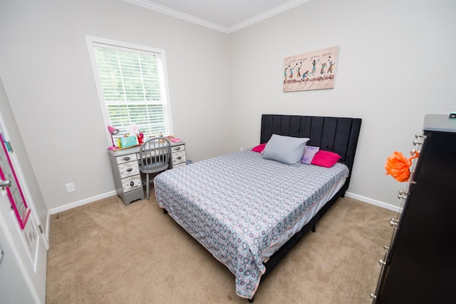 841 Browning, Enoree, SC 29335 - bedroom featuring light carpet and crown molding