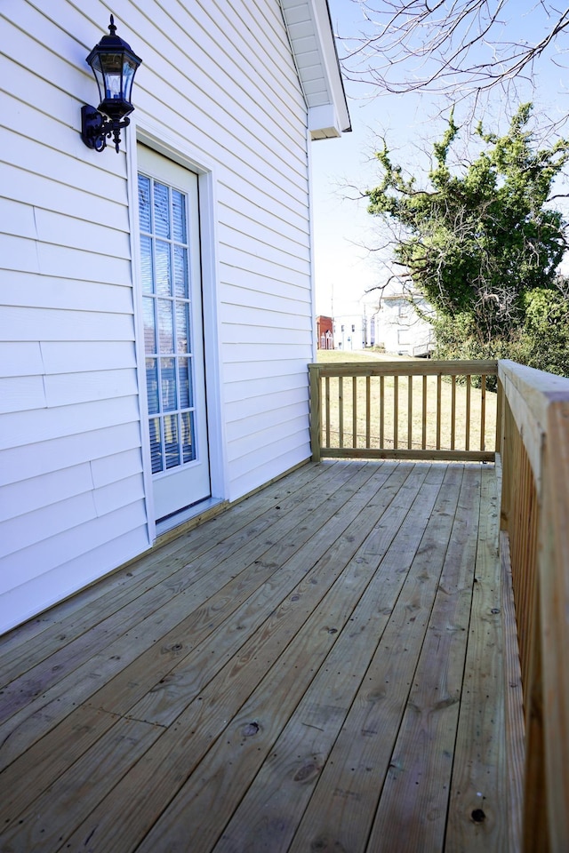 view of deck