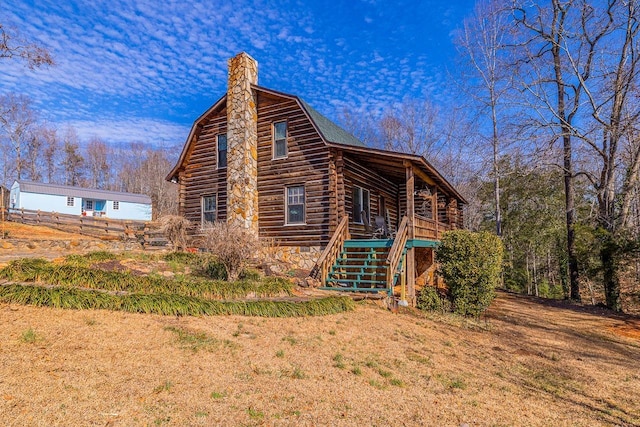 view of rear view of house