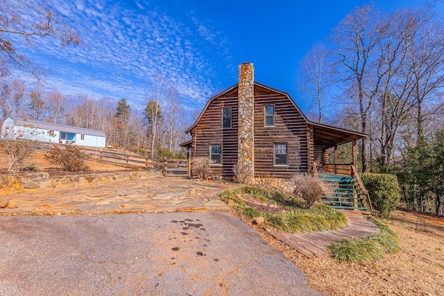 view of side of home