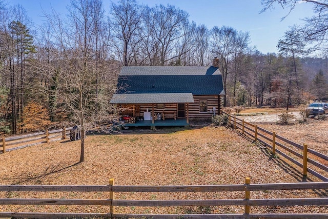 view of cabin