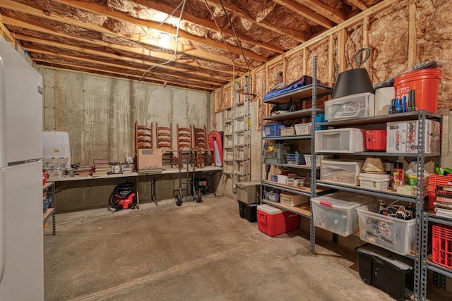 view of storage room