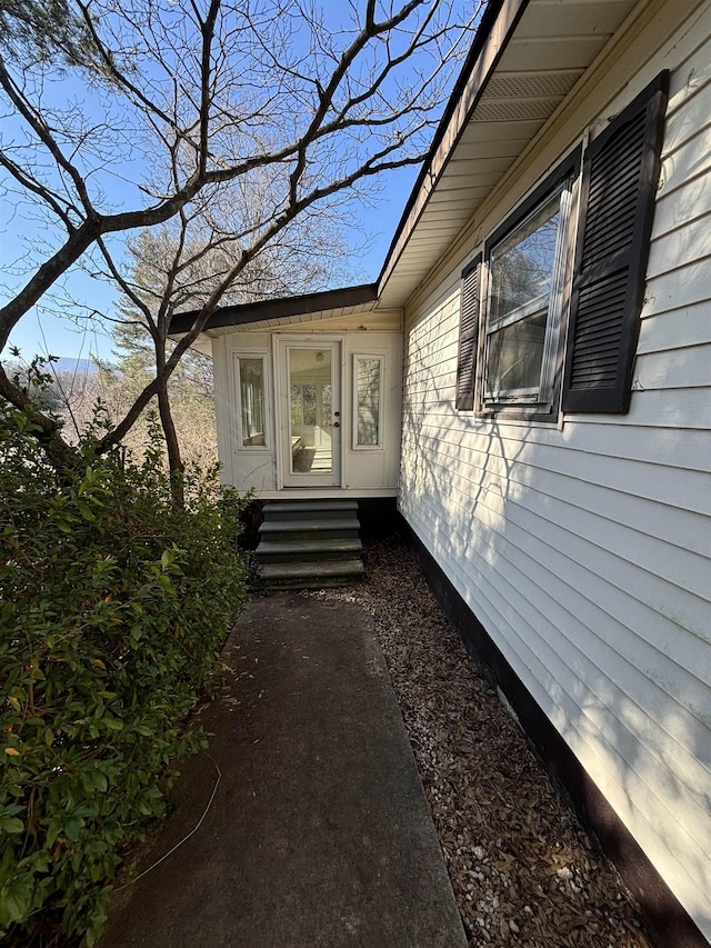 view of property entrance