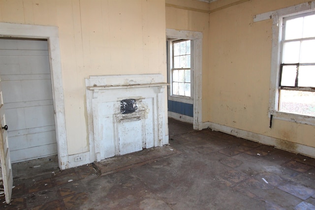 view of unfurnished living room