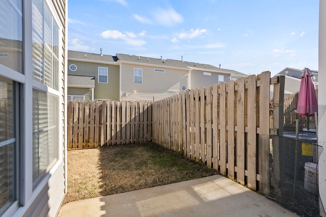 view of yard with a patio