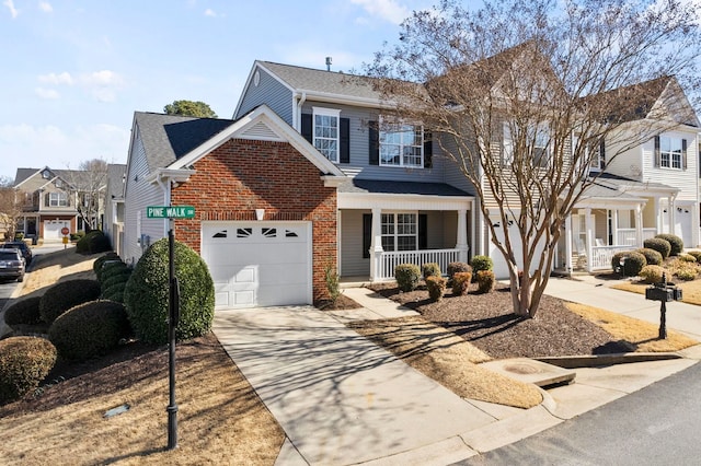 front of property featuring a porch