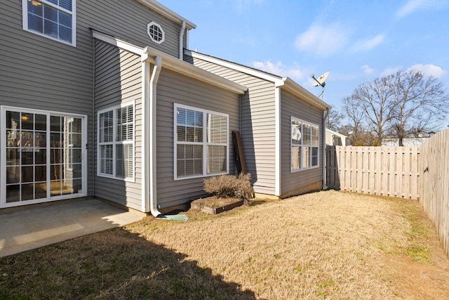 exterior space with a patio