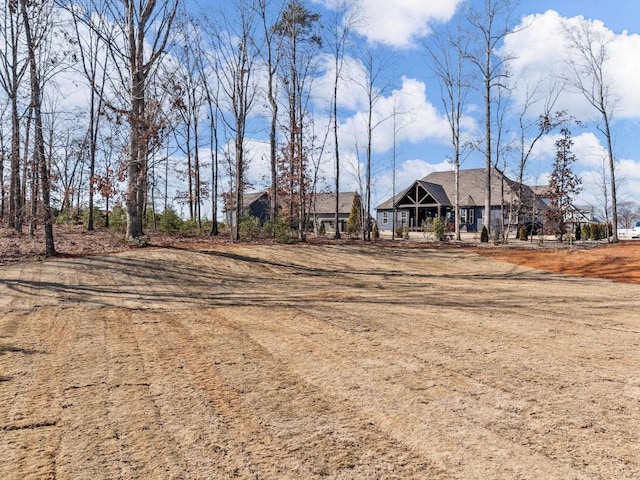 exterior space featuring a front lawn