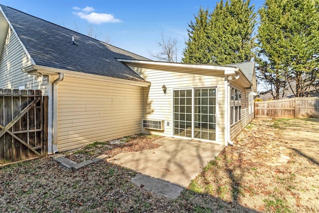 back of house featuring a patio area