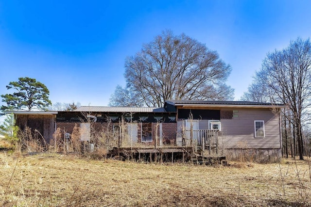 view of back of property