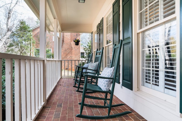 balcony with a porch