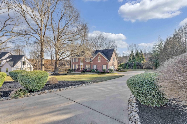 view of home's exterior featuring a yard