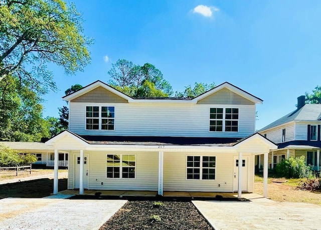 view of front of home