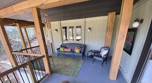 view of patio / terrace featuring outdoor lounge area