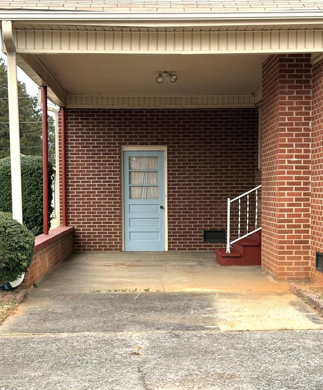 view of entrance to property