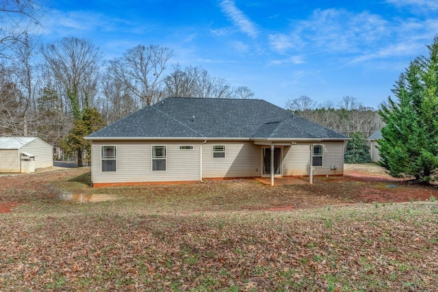 view of back of property