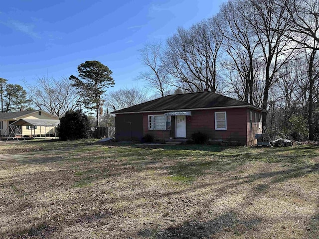 view of ranch-style home