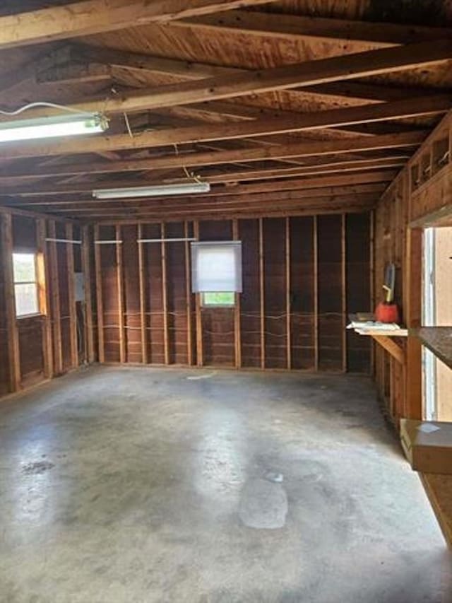 miscellaneous room featuring concrete floors