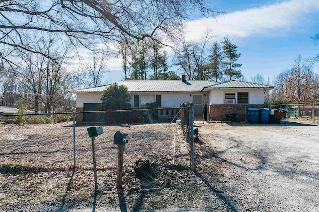 view of front of property