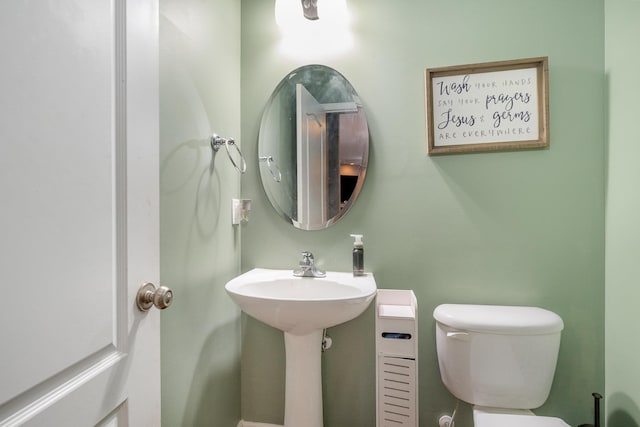 bathroom with toilet