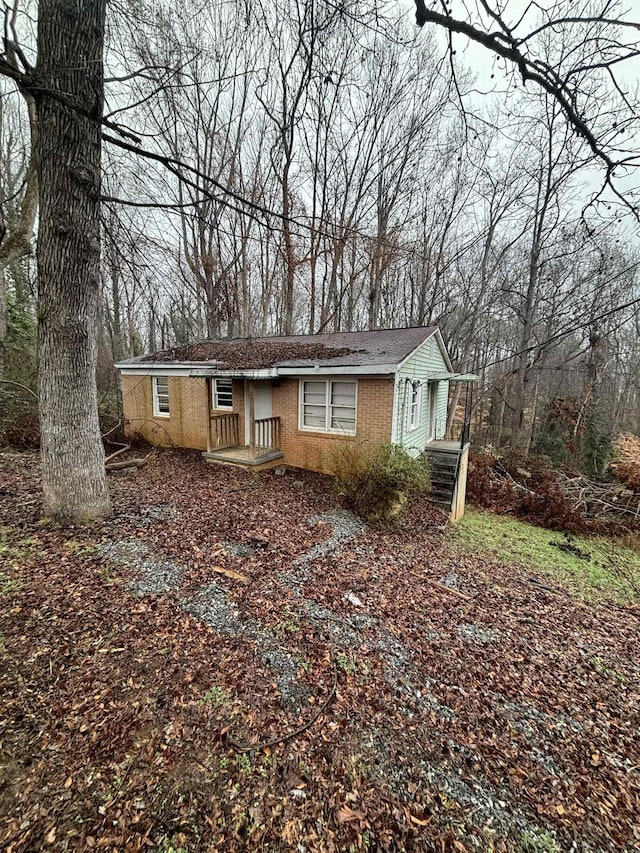 view of ranch-style home