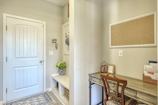 view of mudroom