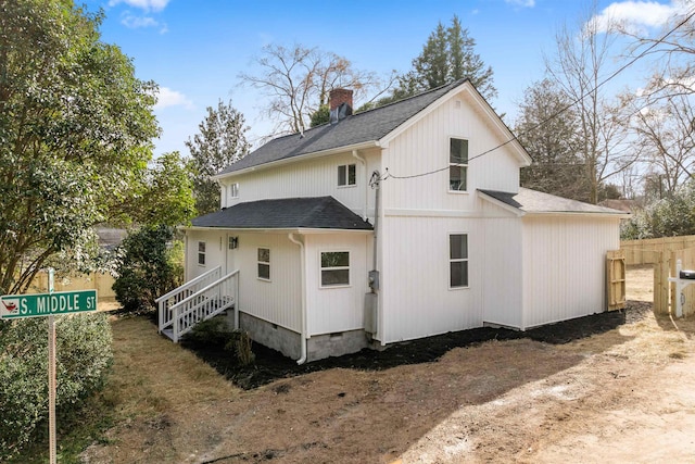 view of rear view of property