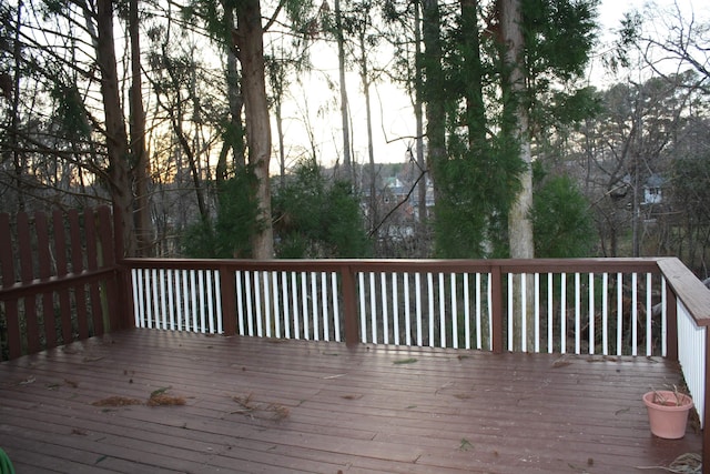 view of deck