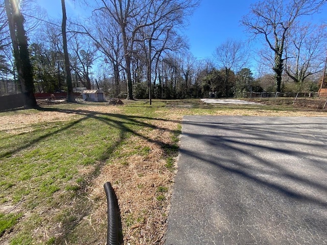 view of road