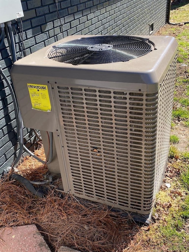 exterior details with cooling unit