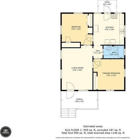 119 Poplar St, Clinton, SC 29325 - view of layout