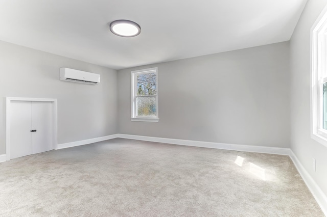 340 W Peachtree, Woodruff, SC 29388 - carpeted empty room featuring a wall unit AC and baseboards