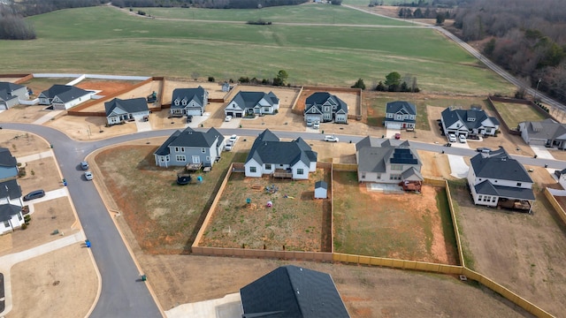 birds eye view of property featuring a residential view