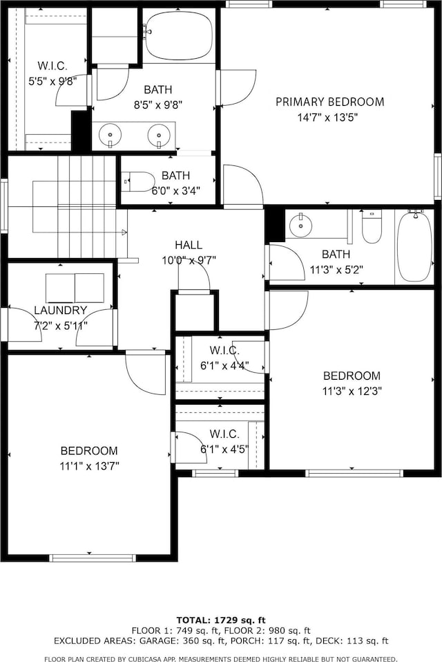 272 Stonewood Xing, Boiling Springs, SC 29316 - view of floor plan / room layout