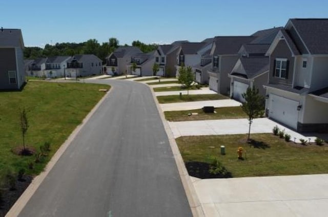 view of street with a residential view