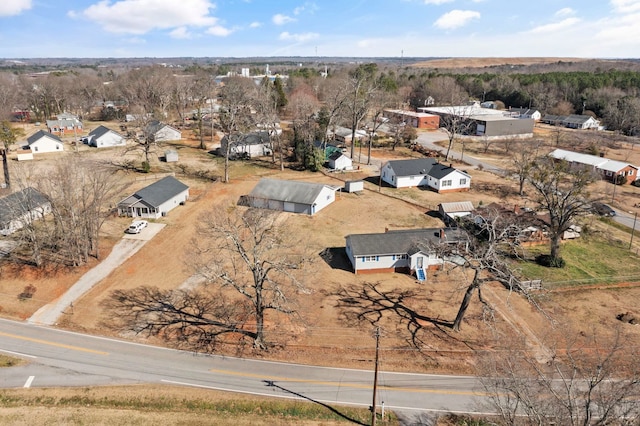 bird's eye view featuring a residential view