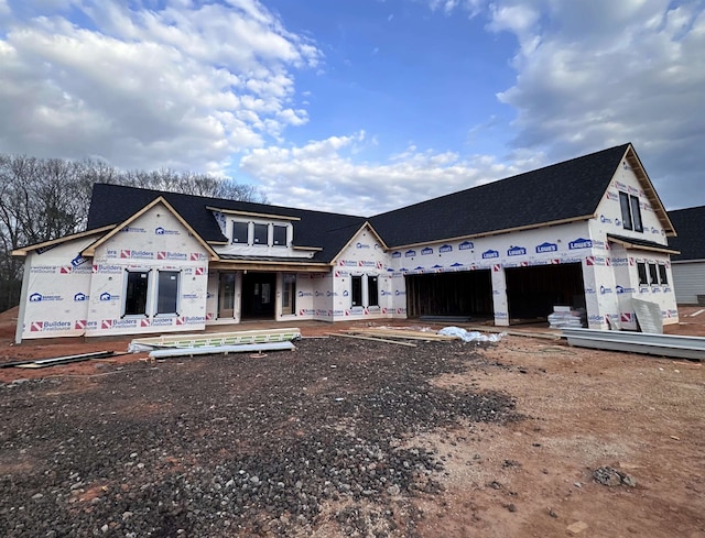 view of property under construction