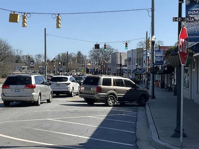 view of uncovered parking lot