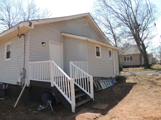 view of rear view of house